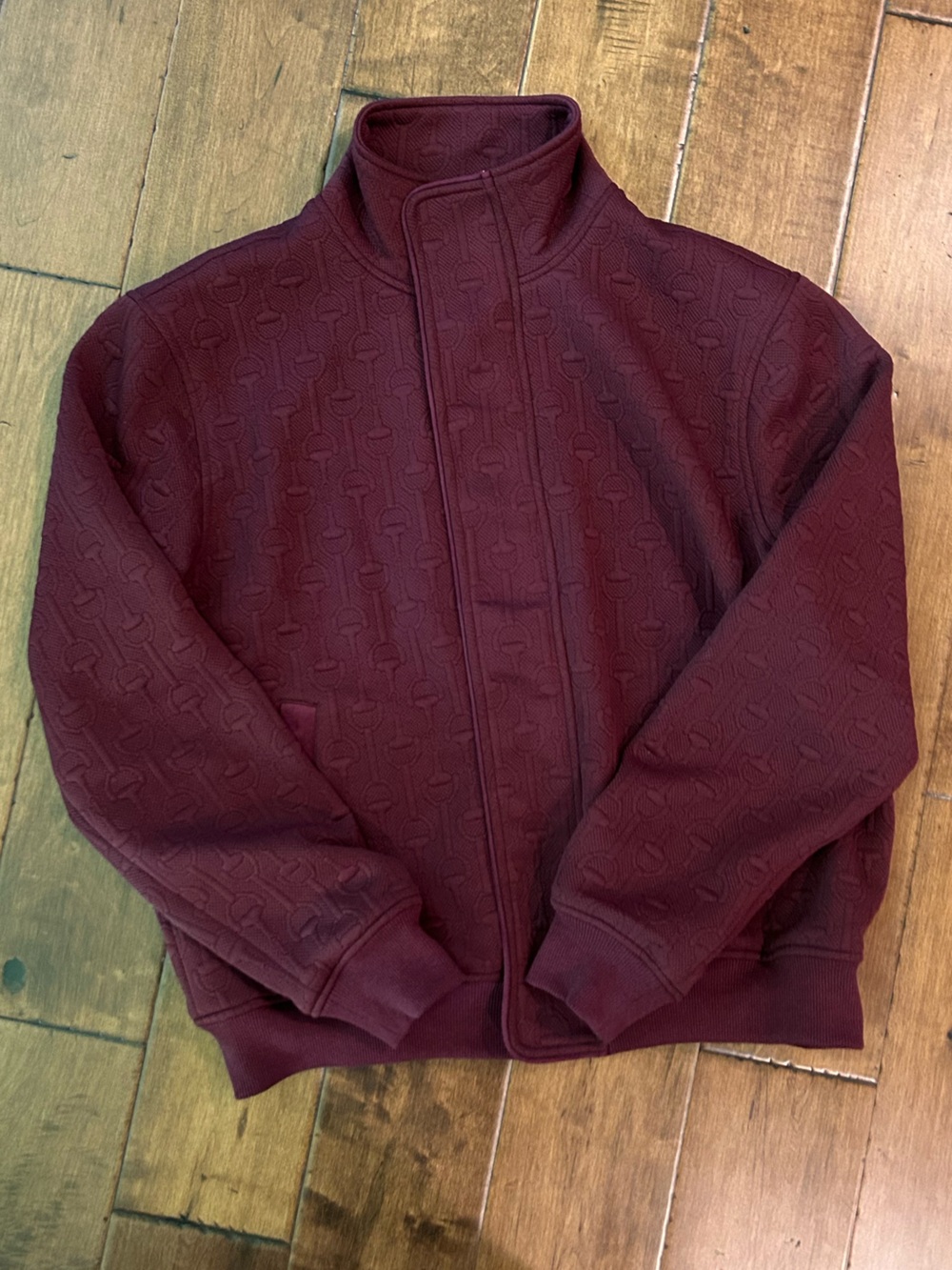 SSYS the label Ellis Horse Bit Quilted suede Trim Bomber Jacket and Mini Skort
